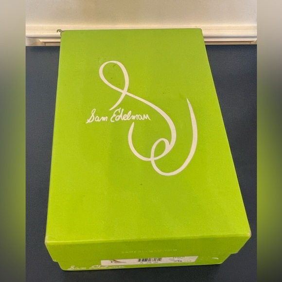 Sam Edelman Heels Sz 7.5 Antonia Pump Cappuncino Beige Suede - Picture 5 of 13